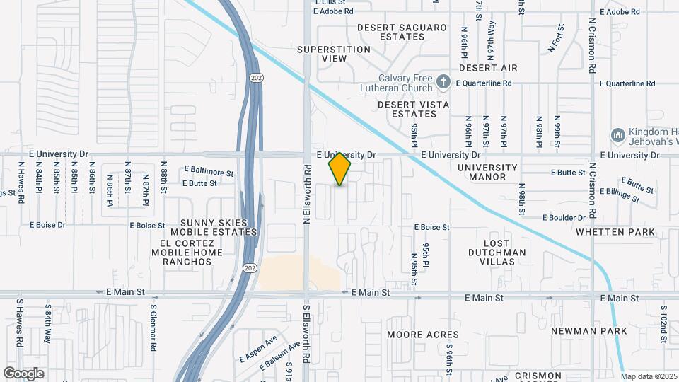 263 N 93rd St Map and Location Details