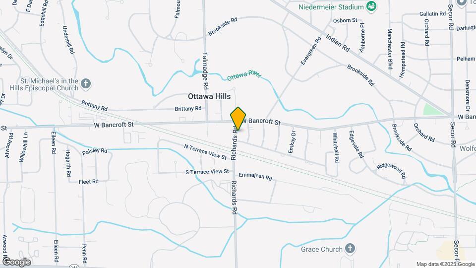 Ottawa Hills Mapa y Detalles de la Ubicación