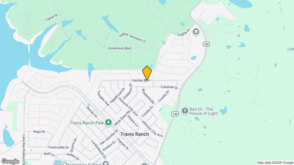 2107 Hartley Dr Map and Location Details