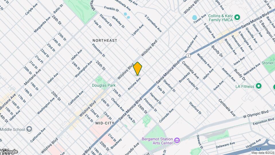 2803 Arizona Ave Map and Location Details