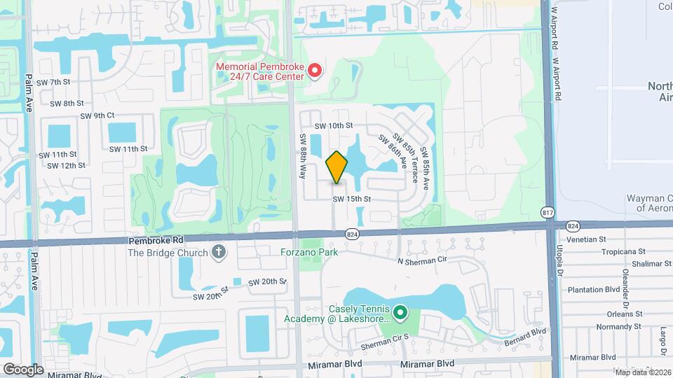 1431 SW 87th Way Map and Location Details