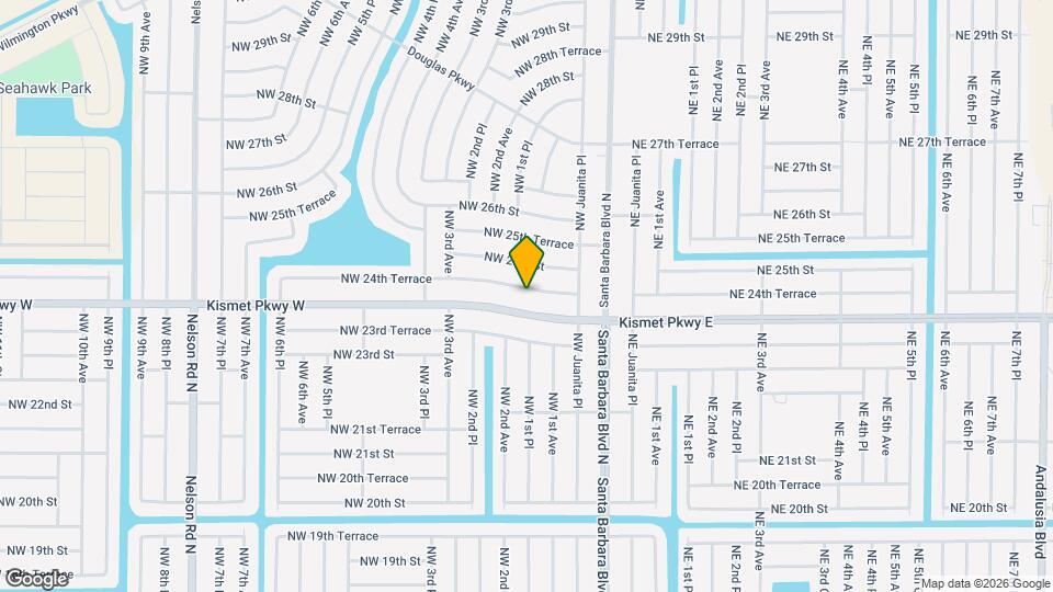 106 NW 24th Terrace Map and Location Details