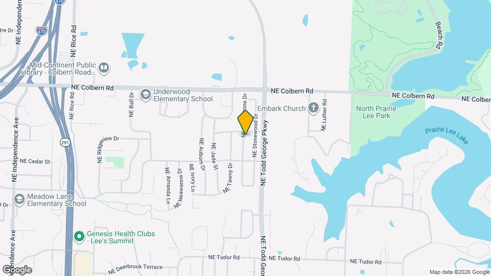1629 NE Whitestone Dr Map and Location Details