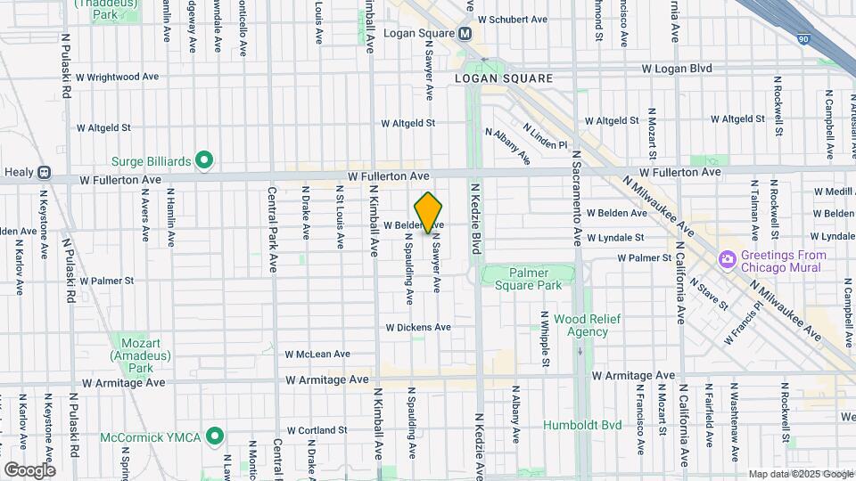 2240 N Sawyer Ave, Unit 2 Map and Location Details