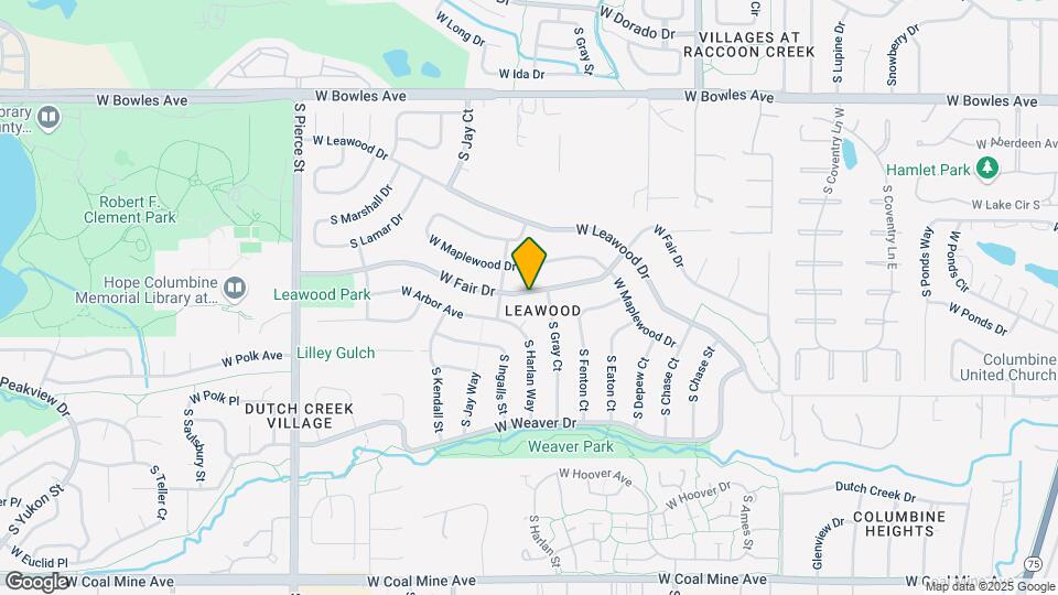 6038 W Fair Dr Map and Location Details