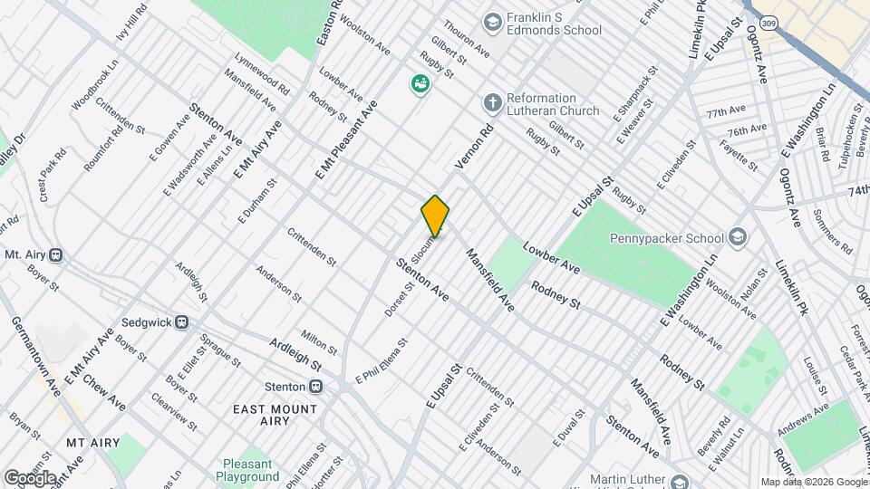 934 Slocum St Mapa y Detalles de la Ubicación