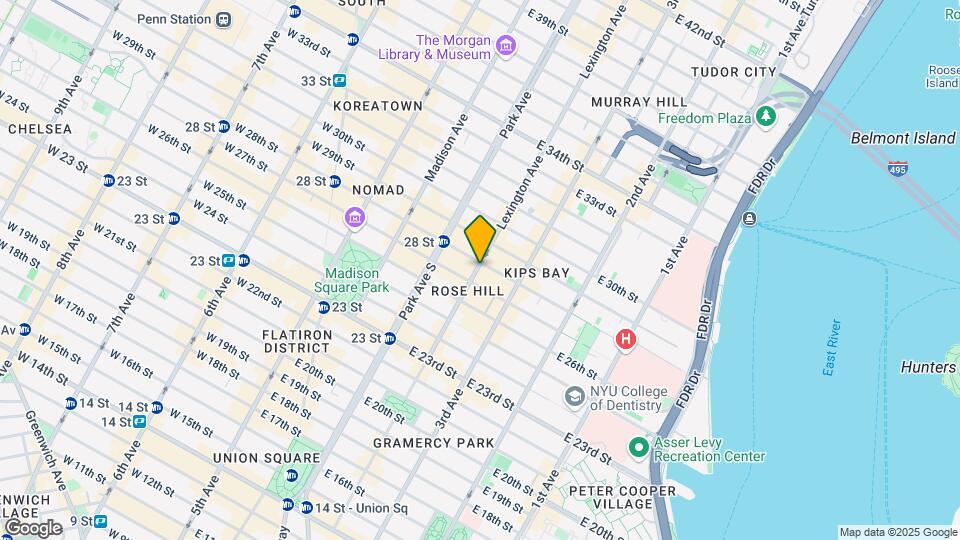 109-111 Lexington Ave Mapa y Detalles de la Ubicación