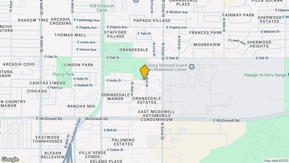 2016 N 51st Pl Mapa y Detalles de la Ubicación