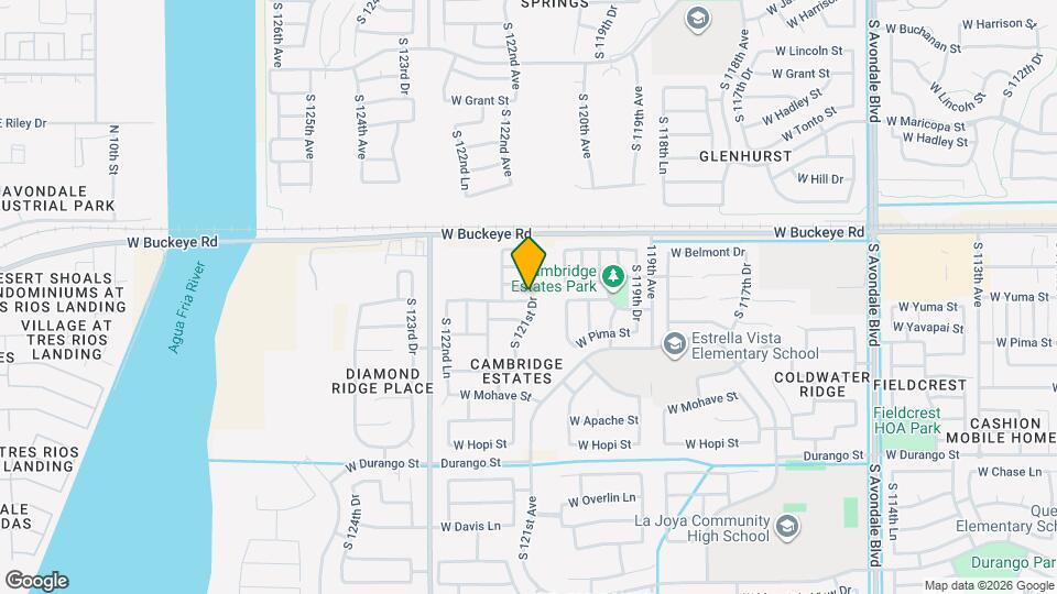 1330 S 121st Dr Map and Location Details