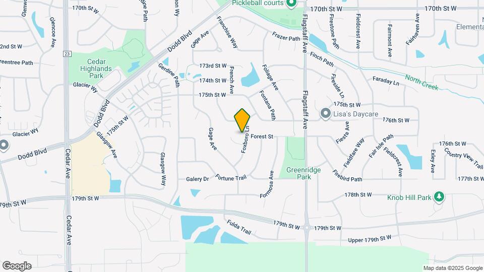 17583 Foxboro Ln Map and Location Details
