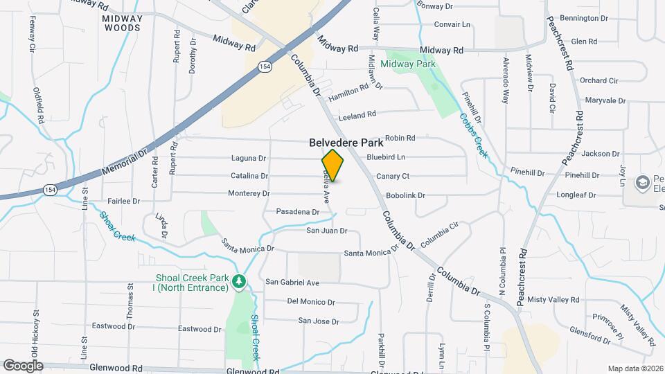 1538 Belva Ave Map and Location Details