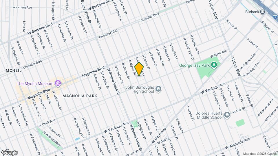 520 N Myers St Mapa y Detalles de la Ubicación