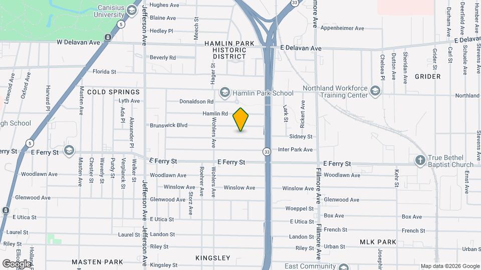 170 Butler Ave, Unit Upper Map and Location Details