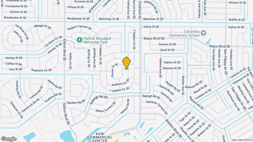 1348 Ashboro Cir SE Map and Location Details