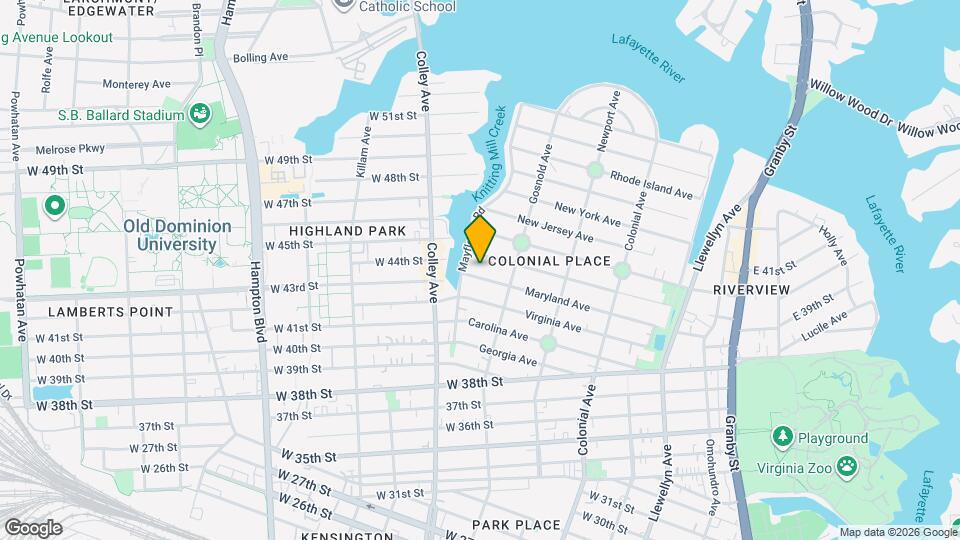 732 Maryland Ave Map and Location Details