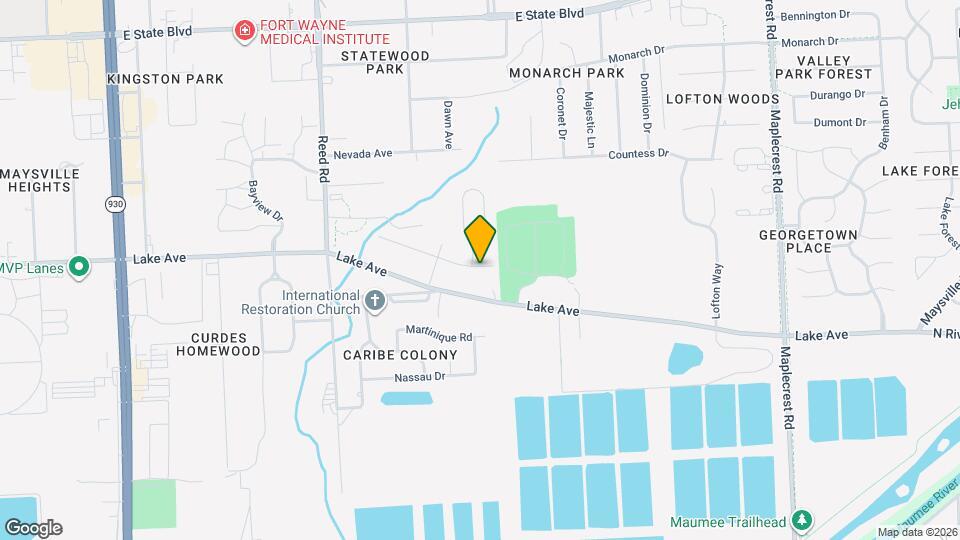 5212-5214 Vermont Ln Map and Location Details