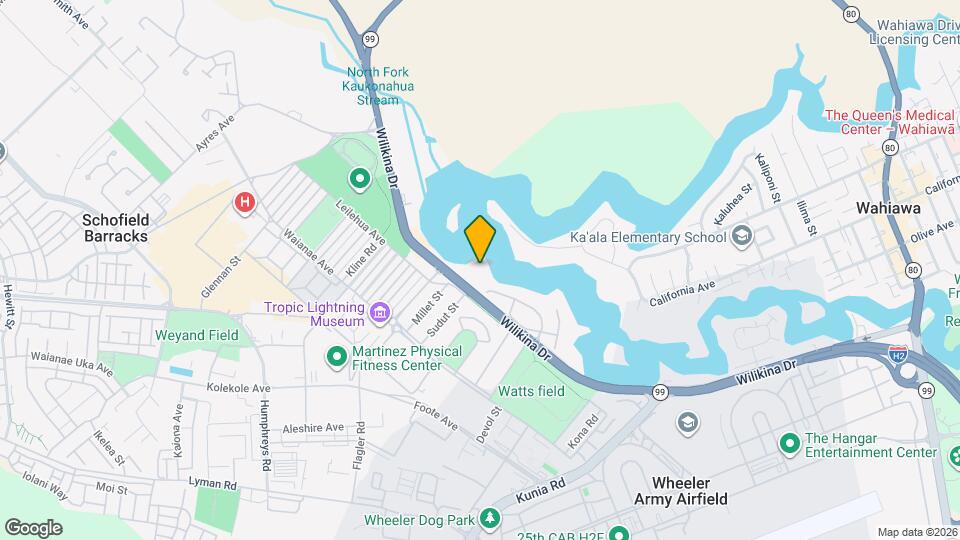 1600 Wilikina Dr Map and Location Details