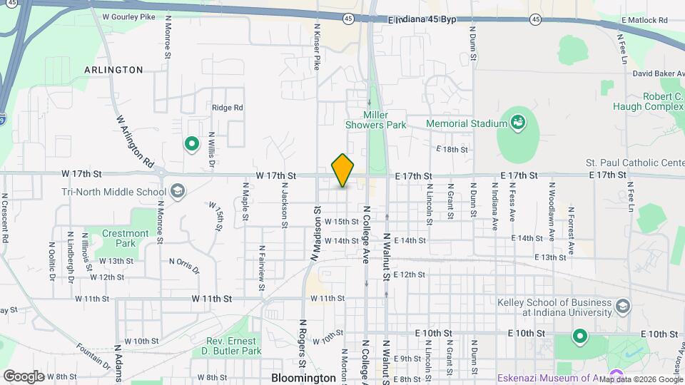 1215 N Woodburn Ave Map and Location Details