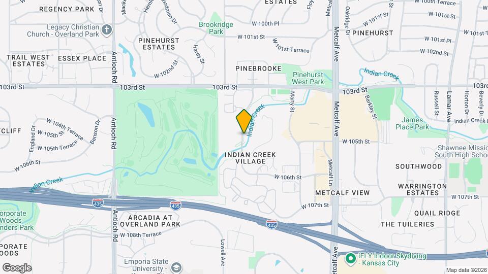 Indian Creek Village Apts Map and Location Details