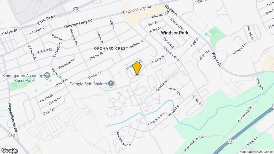 5430 Oxford Dr Map and Location Details