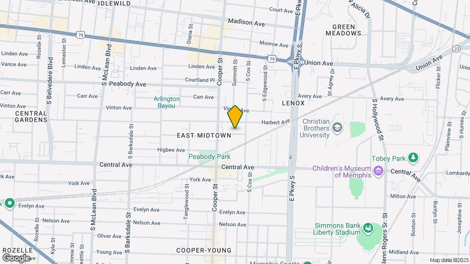 2184 Cowden Ave Map and Location Details