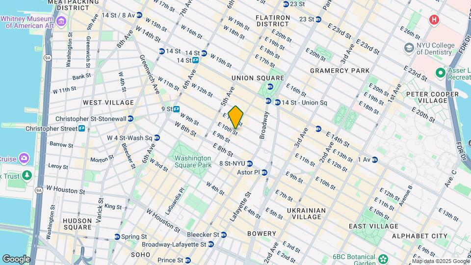 23 E 10th St Mapa y Detalles de la Ubicación