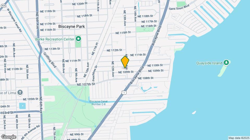 1293 NE 109th St Map and Location Details