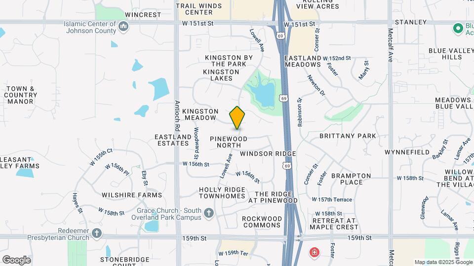 7902 W 155th Terrace Map and Location Details