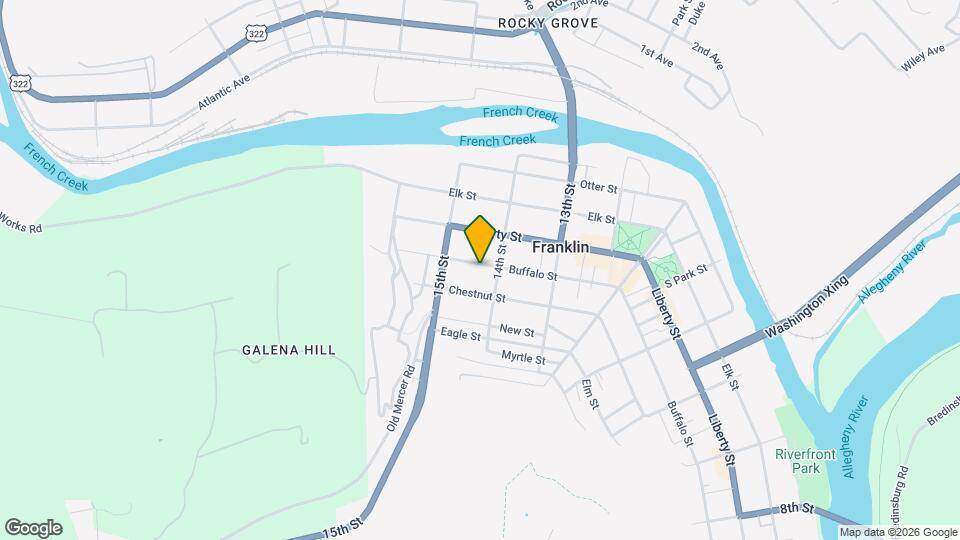 1415 Buffalo St, Unit 2 Mapa y Detalles de la Ubicación