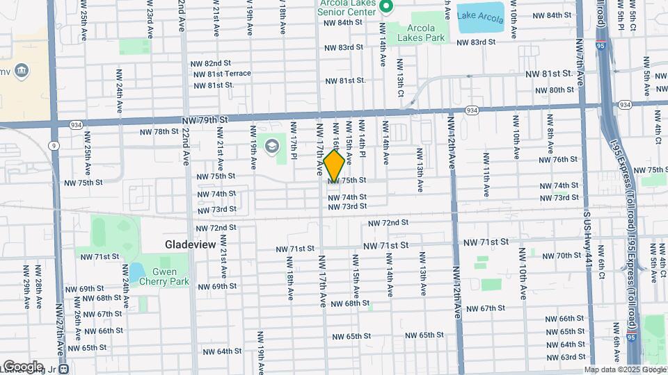 1654 NW 75th St Mapa y Detalles de la Ubicación