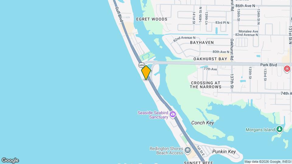 18720 Gulf Blvd Map and Location Details