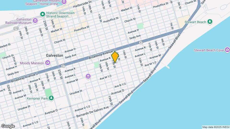 1206 17th St Map and Location Details