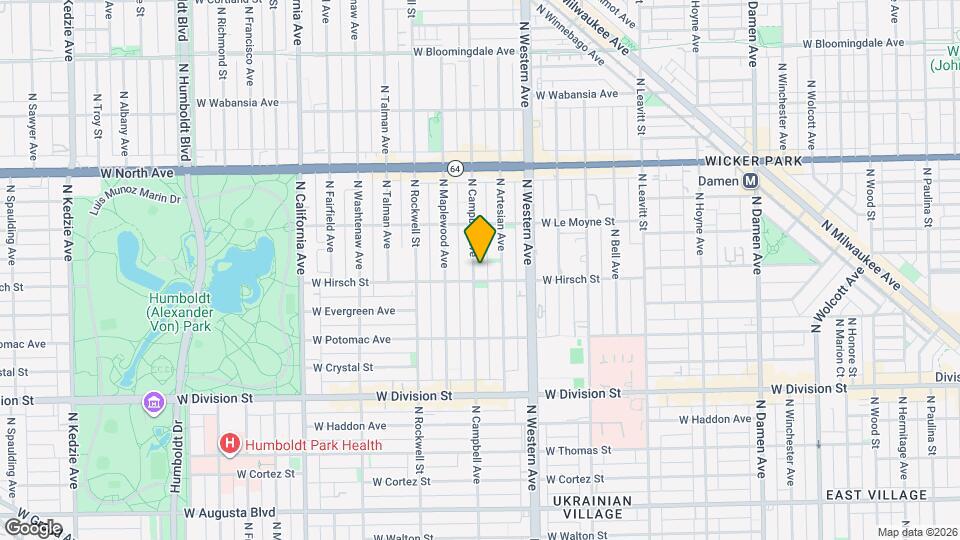 1409 North Campbell Avenue, Unit Unit 2 Mapa y Detalles de la Ubicación