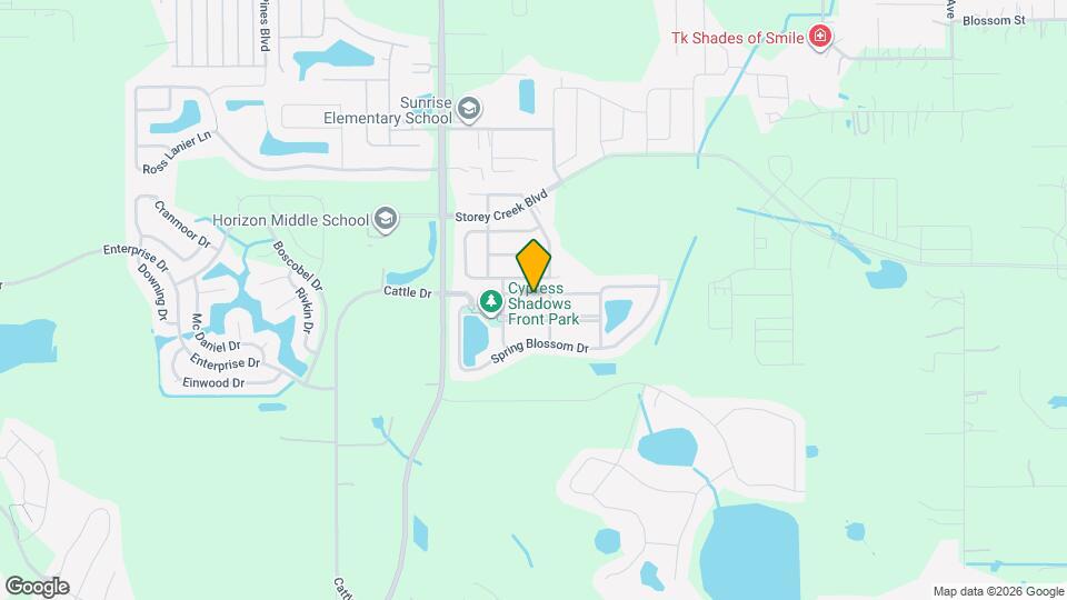 4406 Hidden Meadow Dr Map and Location Details