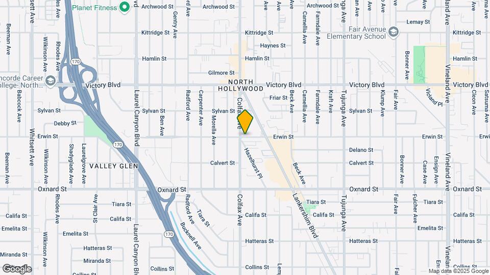 11684 Erwin St Map and Location Details