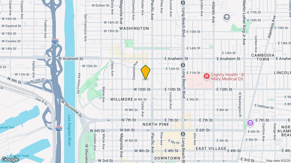 1046 Cedar Ave Map and Location Details