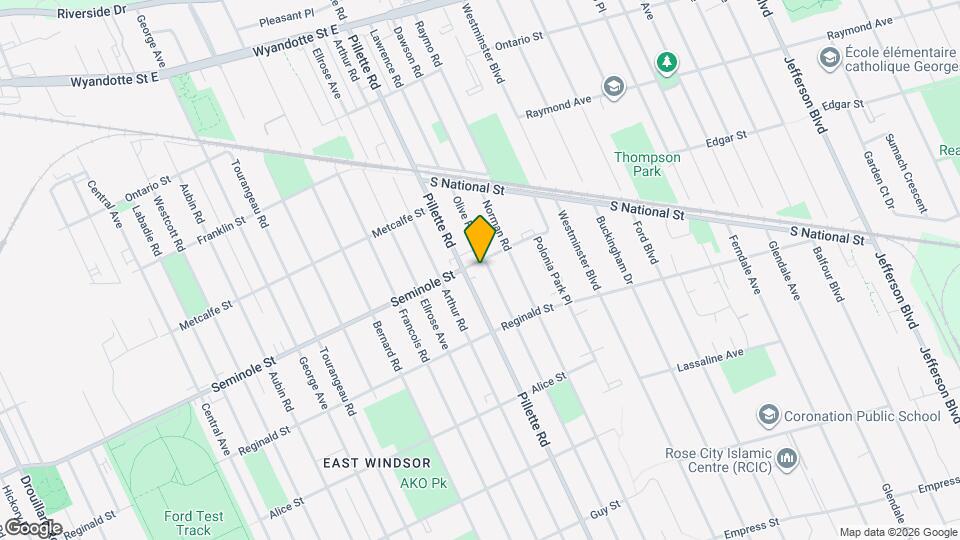 4769 Seminole St Map and Location Details