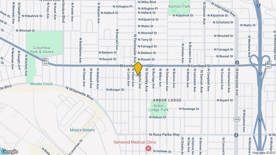 7235 N Atlantic Ave Map and Location Details