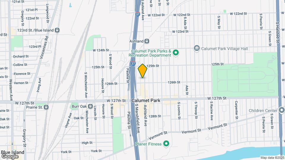 12548 S Ashland Ave Map and Location Details