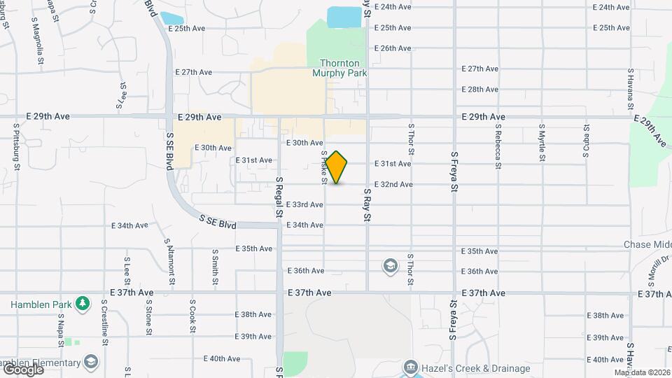 3118 E 32nd Ave Mapa y Detalles de la Ubicación