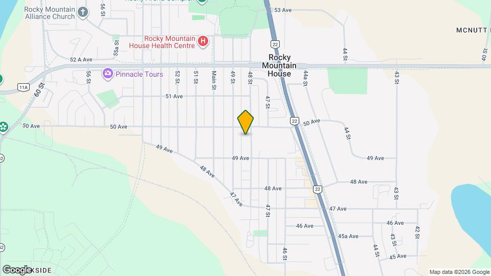 4932 48 St Map and Location Details