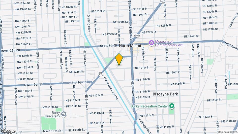515 NE 121st St Map and Location Details