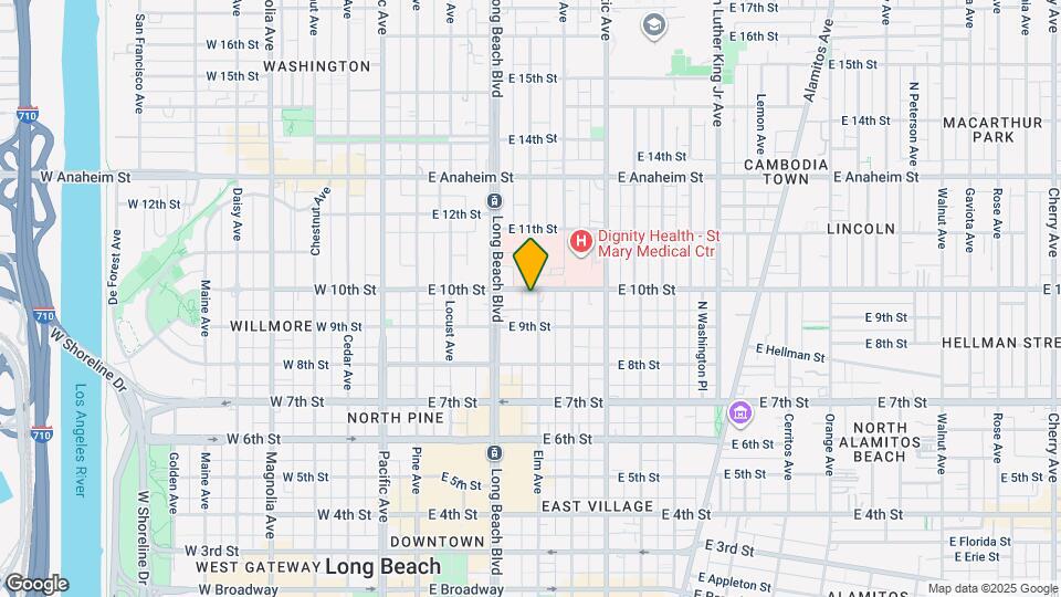 941 Elm Ave Map and Location Details