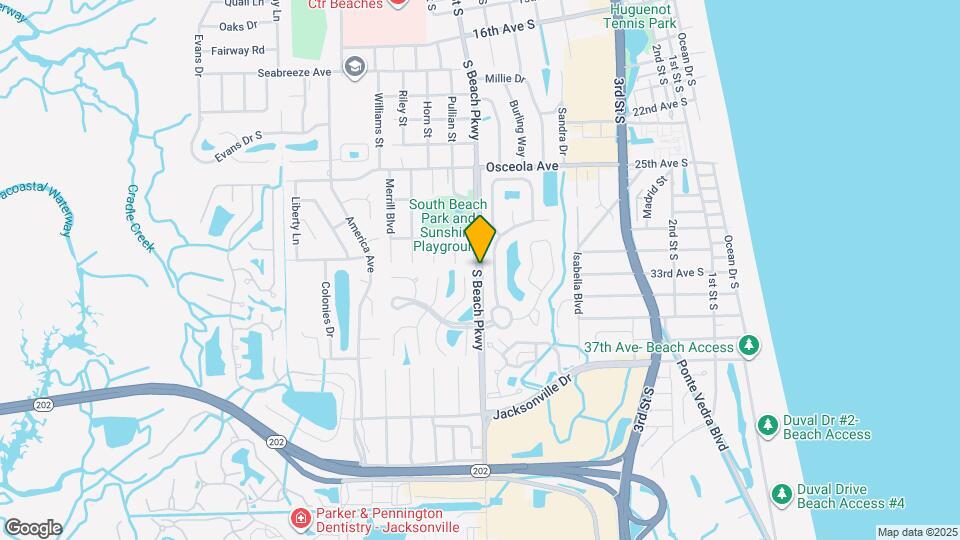 3123 S Beach Pkwy Map and Location Details