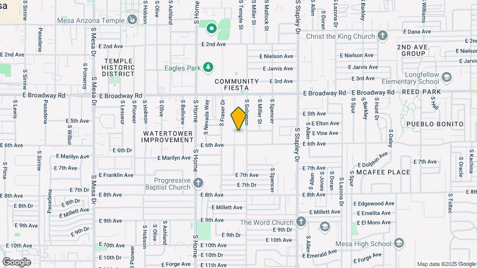 535 S Temple St Mapa y Detalles de la Ubicación
