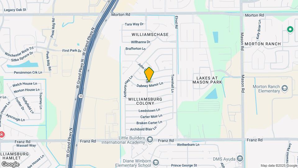 22634 Dabney Manor Ln Map and Location Details