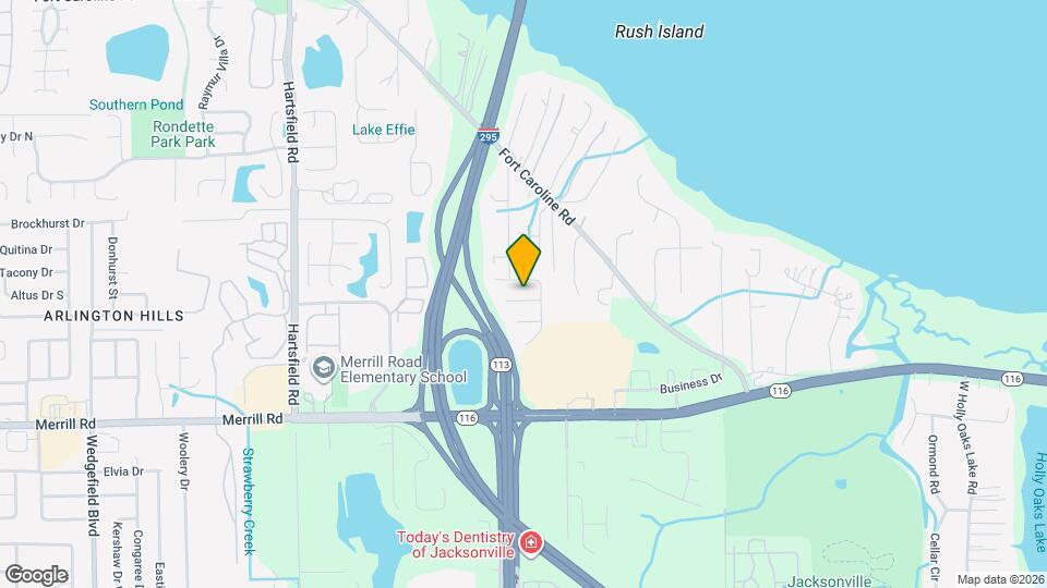 9151 Ridge Brier Ln Map and Location Details