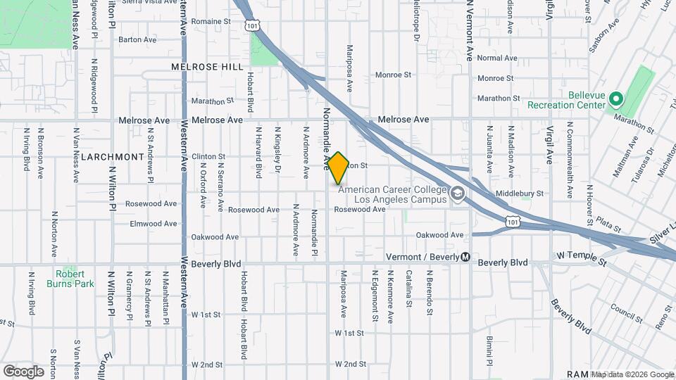 Mariposa Gardens Map and Location Details