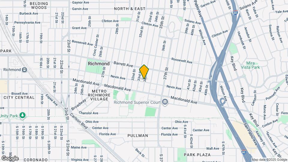 409 34th St, Unit 409 Map and Location Details