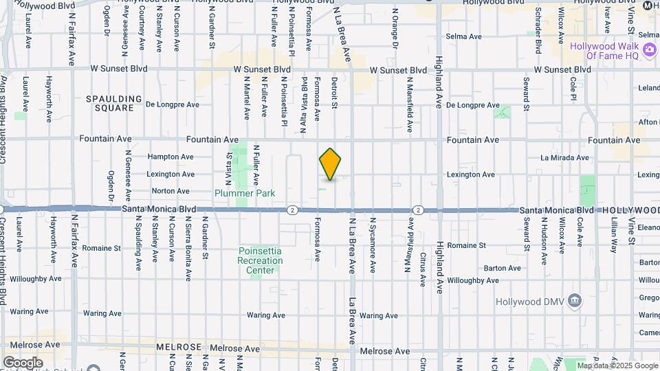 1139 N Detroit St Map and Location Details